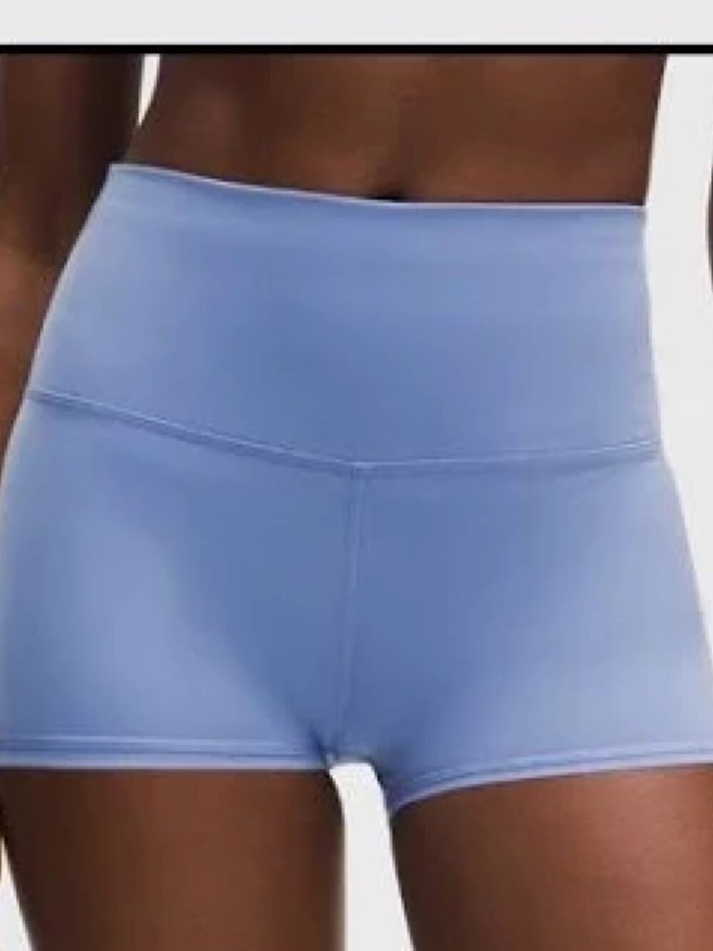 Lululemon Wunder Train HR Short 2” Prep Blue NWT Size 4